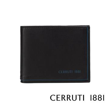 【CERRUTI 1881】限量2折 頂級義大利小牛皮8卡皮夾 全新專櫃展示品（CEPU05421M）【金石堂、博客來熱銷】