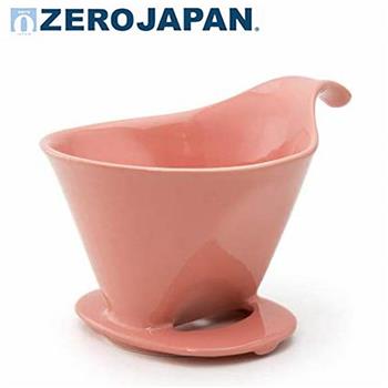 【ZERO JAPAN】典藏陶瓷咖啡漏斗(大)(珊瑚粉)【金石堂、博客來熱銷】