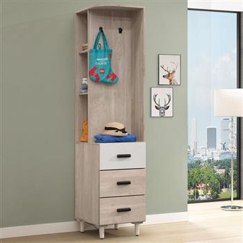 YoStyle 梅姬1.5尺三抽轉角櫃(左側邊櫃)