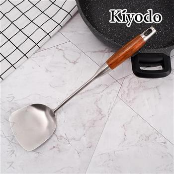 KIYODO絲登麗花梨木柄304不鏽鋼鍋鏟－2入組