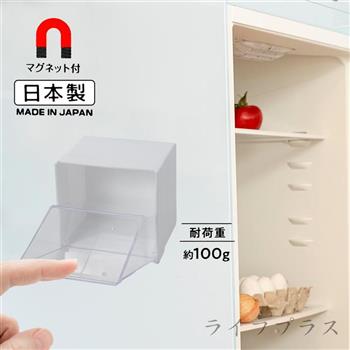 日本製inomata冰箱門邊磁吸式有蓋收納盒－3入組【金石堂、博客來熱銷】