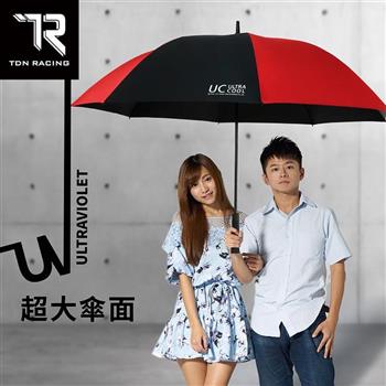 【TDN】UC降溫防雷高爾夫球傘超大傘面自動直立傘（黑膠抗UV防曬防風晴雨傘）A1721【金石堂、博客來熱銷】