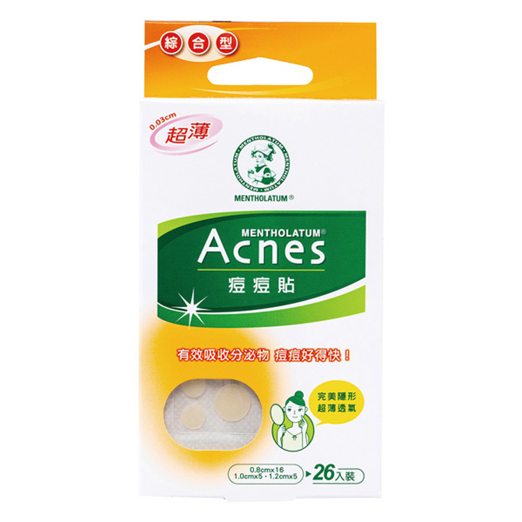 曼秀雷敦 Acnes痘痘貼 綜合型26片《日藥本舖》