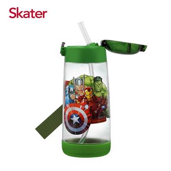 Skater PET吸管水壺（480ml）MARVEL