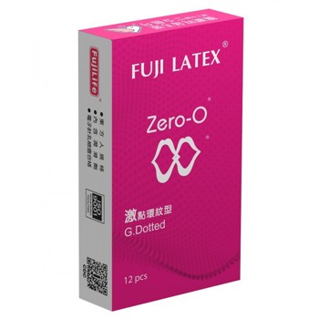 FUJI LATEX 零零衛生套激點環紋型12入《日藥本舖》【金石堂、博客來熱銷】
