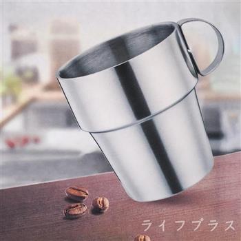 A－OK 304不鏽鋼韓式雙層杯－300ml－3入組