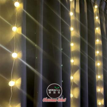 摩達客－100燈LED 圓珠冰條皮線燈插電式－暖白光/彩光（可選款）【金石堂、博客來熱銷】