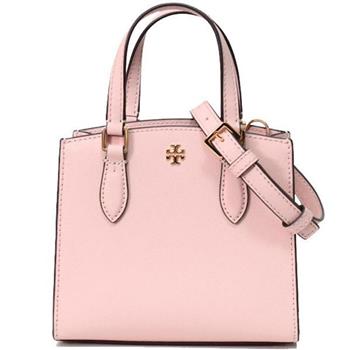 TORY BURCH 素面皮革二用包－粉色