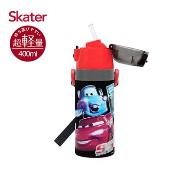 Skater吸管不鏽鋼保溫水壺（400ml）閃電麥坤【金石堂、博客來熱銷】