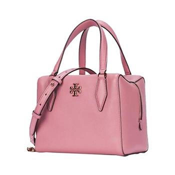 Tory burch 雙T－LOGO皮革兩用包－深粉