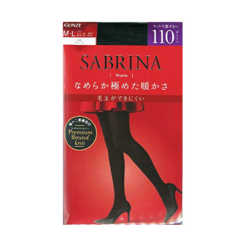 SABRINA 新保暖柔膚絲襪110D黑ML《日藥本舖》【金石堂、博客來熱銷】