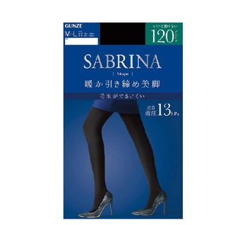 SABRINA 新美腿雕塑絲襪120D黑M~L《日藥本舖》【金石堂、博客來熱銷】