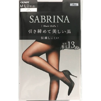 SABRINA 新緊緻完美塑型絲襪M-L黑色《日藥本舖》【金石堂、博客來熱銷】