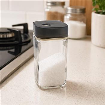 三用旋轉玻璃調味罐-100ml-3入組
