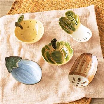 【日本六魯】BLUT’S ROKURO 野菜蔬菜造型小碟 小盤子 造型盤 陶瓷盤 點心盤 餐盤 豆皿