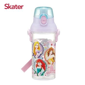 Skater直飲透明水壺 （480ml）迪士尼公主Pink【金石堂、博客來熱銷】