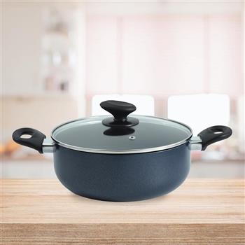 樂司廚品/多功能鑽石級不沾湯鍋-附蓋-24cm-2支