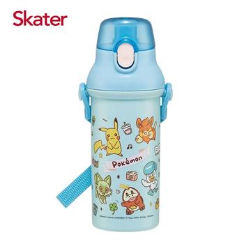 Skater銀離子直飲水壺(480ml)寶可夢帕底亞藍