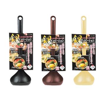 【日本PEARL LIFE】耐熱直立站立式湯勺(3色可選) 勺子 湯匙【金石堂、博客來熱銷】