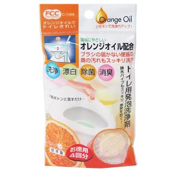 日本製橘子馬桶清潔碇-10g(4入×10包)