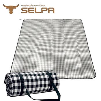 【韓國SELPA】加大繽紛野餐墊/露營/地墊/防潮墊(三色任選)