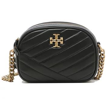 TORY BURCH 質感羊皮斜背包－黑