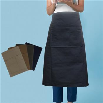 時尚帆布半身圍裙-長版-69*73cm-4件【金石堂、博客來熱銷】