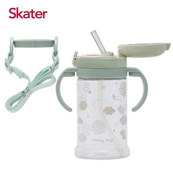 Skater寬底吸管杯(370ml)HAPPY DAY'S