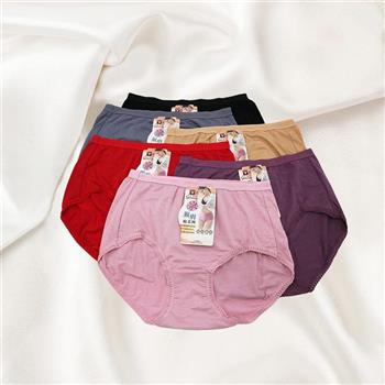 木代爾素面女棉柔褲-7979-4件組