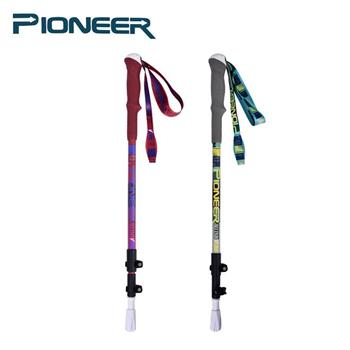 【開拓者 Pioneer】天狼星8系碳纖鋁合金登山杖/碳纖維/鋁合金/外鎖登山杖/露營/登山(兩色任選)【金石堂、博客來熱銷】
