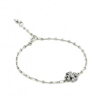 Tory burch 耳環項鍊套組－銀