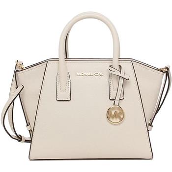 MICHAEL KORS 素面皮革造型兩用包-米白