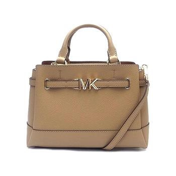 MICHAEL KORS 素面皮革三層兩用包-卡其