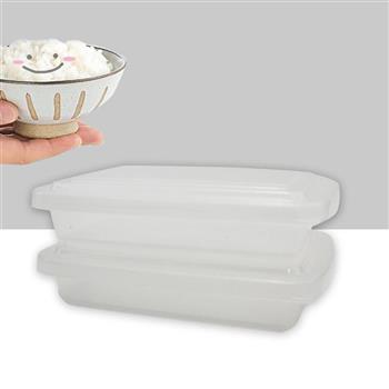 【一品川流】 日本製SANADA可微波冷凍保鮮飯盒-350ml-2入x6組