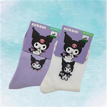 【一品川流】酷洛米1/2童襪-19~21cm-6雙入