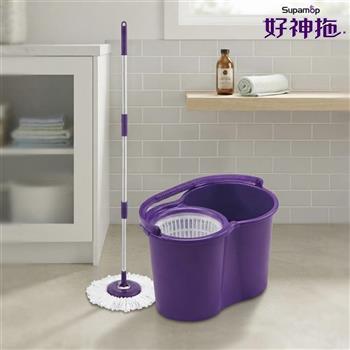 好神拖 輕巧手壓旋轉拖 淨涼一夏豪禮開刮限定組