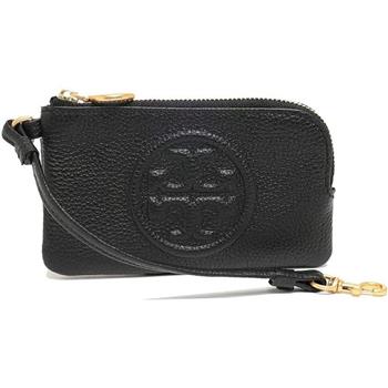 Tory burch 素面皮革手拿包－黑