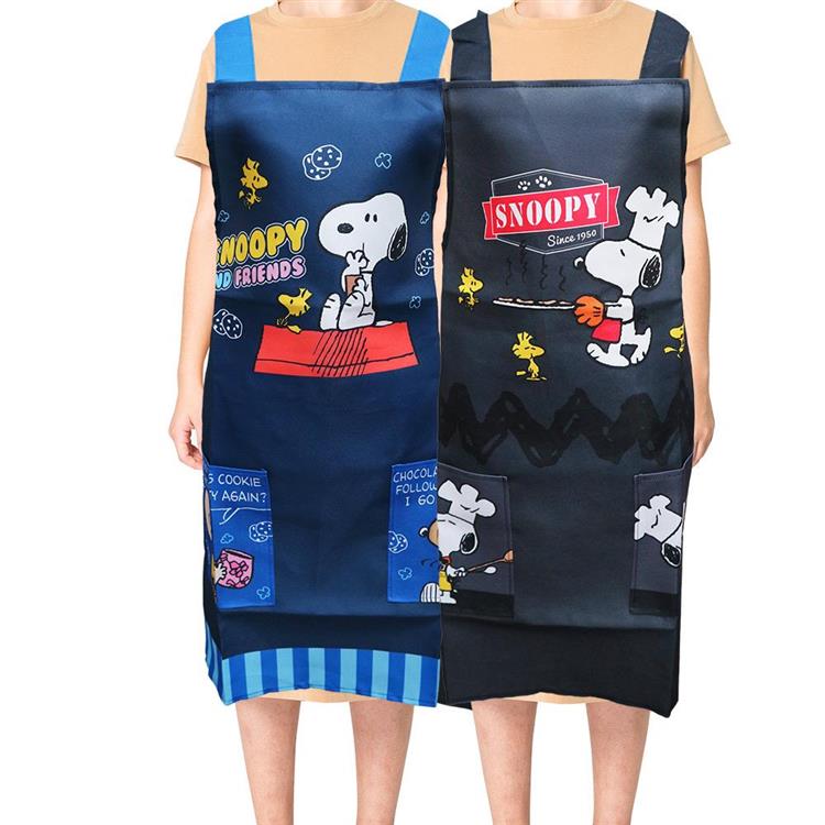 SNOOPY 史努比 兩口袋圍裙-4件