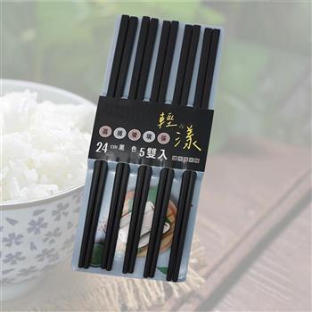 米雅可 輕漾高纖玻璃筷-24cm-5雙入x3組