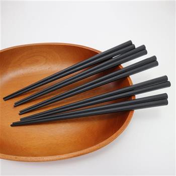 日本製 SUNLIFE八角筷-黑色-5雙入x2組