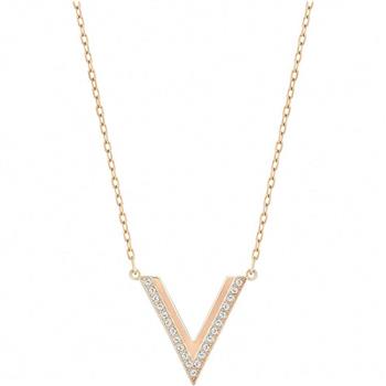 SWAROVSKI 造型水晶項鍊-玫瑰金
