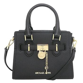 MICHAEL KORS 素面皮革兩用包-黑