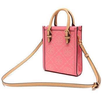 TORY BURCH 琴譜兩用包－玫瑰粉色