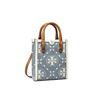 TORY BURCH 琴譜兩用包－灰白色