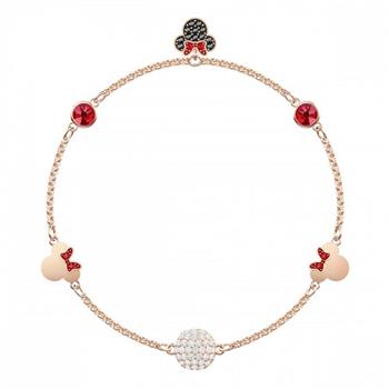 SWAROVSKI 迪士尼聯名造型手鍊-玫瑰金