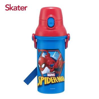 Skater銀離子直飲水壺(480ml)Spiderman紅藍
