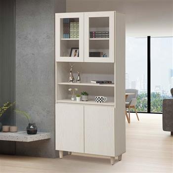 喜家居2.7尺四門書櫥(2503)