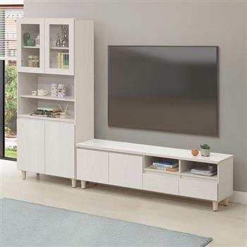喜家居8.7尺視廳組合櫃(電視櫃+高櫃)(2503)
