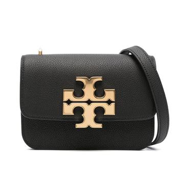 Tory burch 雙T-LOGO小金磚包-黑色