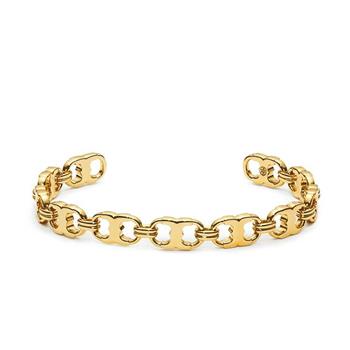 Tory burch 簍空造型手鍊-金色